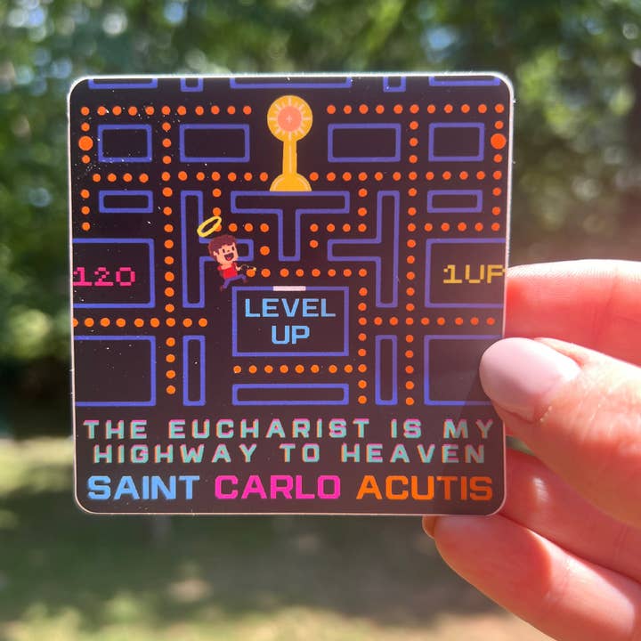 Carlo Gaming Sticker for wholesale by Marigold Catholic Goods, Co.