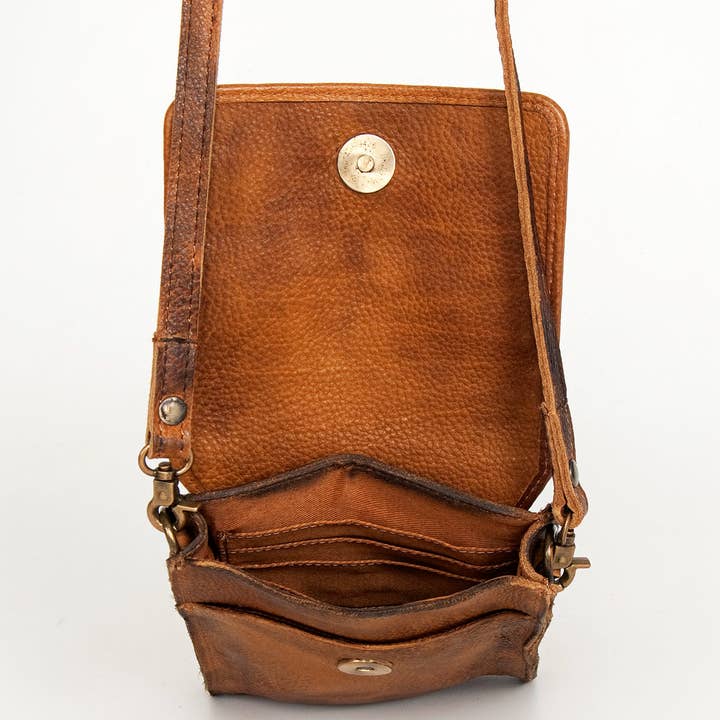 LS Western - Wholesale Crossbody Bag - Women's - NMBGM134A CellPhone Holder Genuine Leather bag western Bag