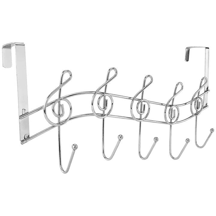 Nota de música em forma de chapa aguda sobre a porta rack de metal por atacado de Fairly Odd Brands