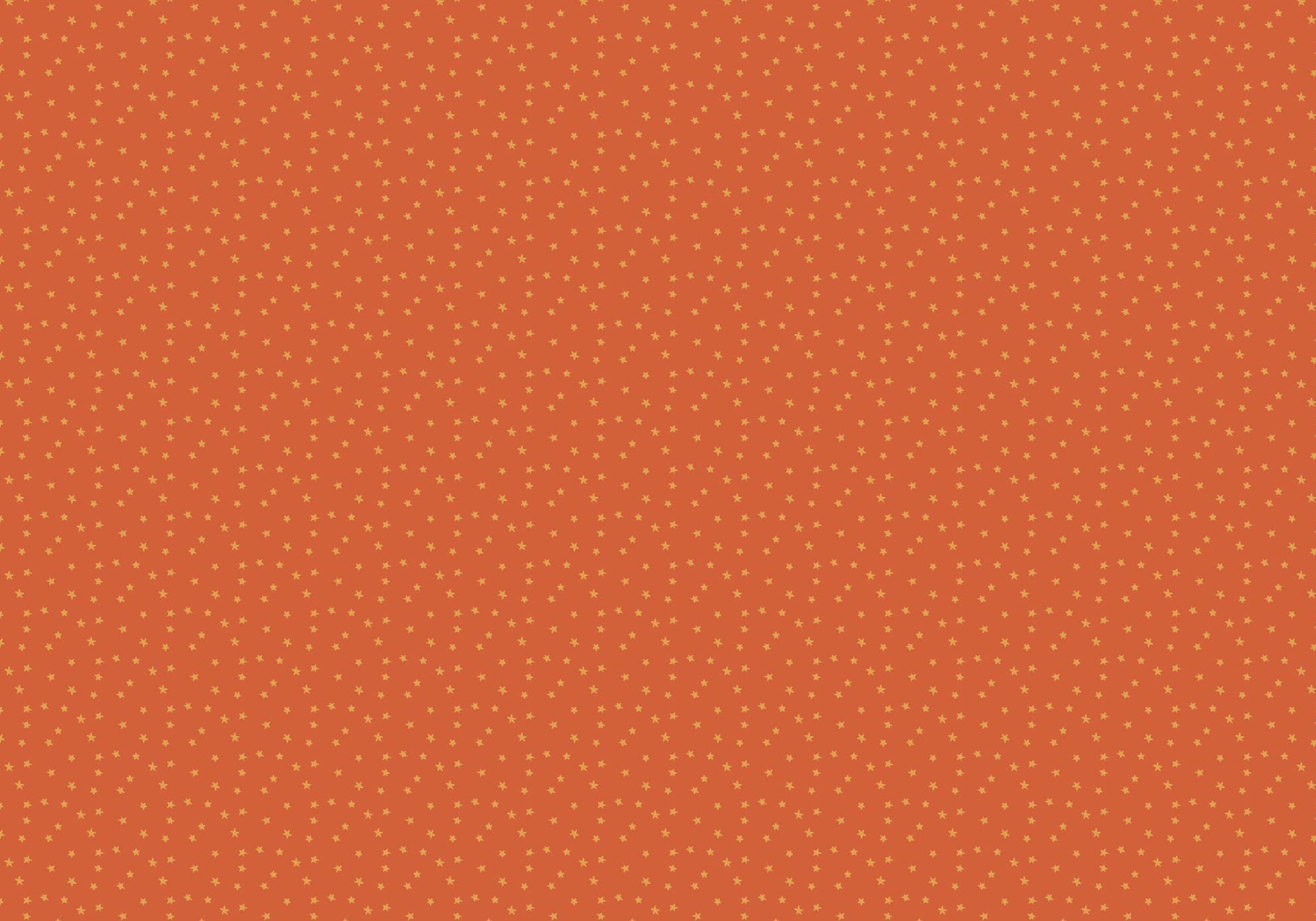 Wolf & Wren Press - Wholesale Flat Wrap - Golden Stars Gift Wrap1