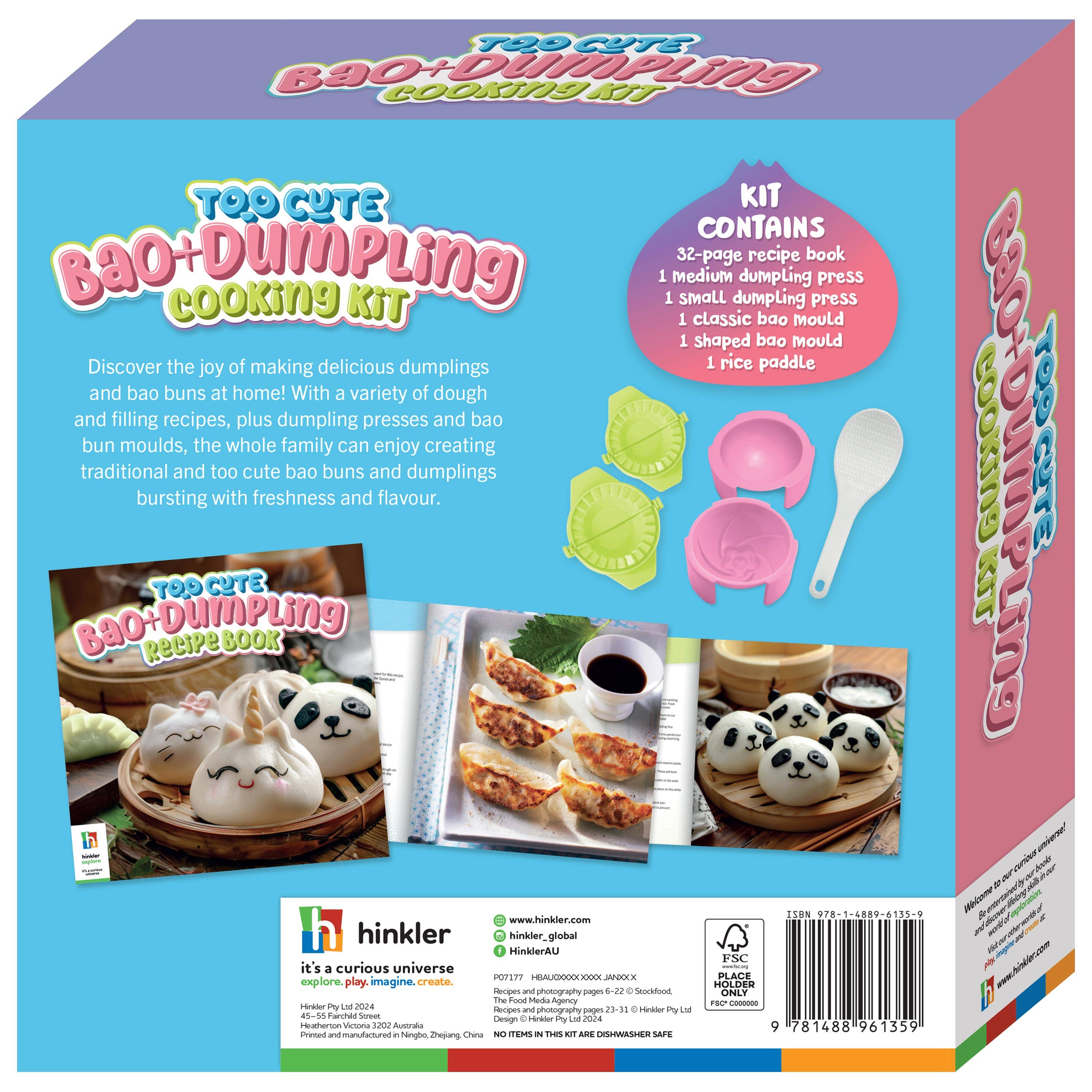Hinkler Australia – wholesale DIY food kit – Too Cute Bao & Dumplings Kit6