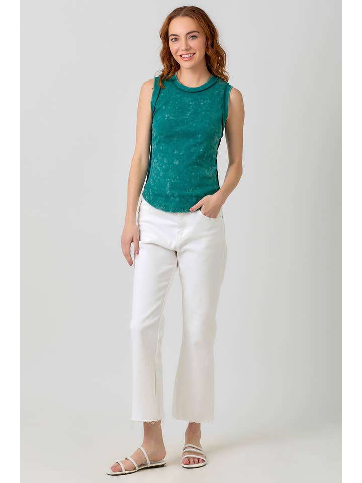 Mystree - Wholesale Tank Top - Women's - 60556 Exposed Seaming Ribbed Tank19