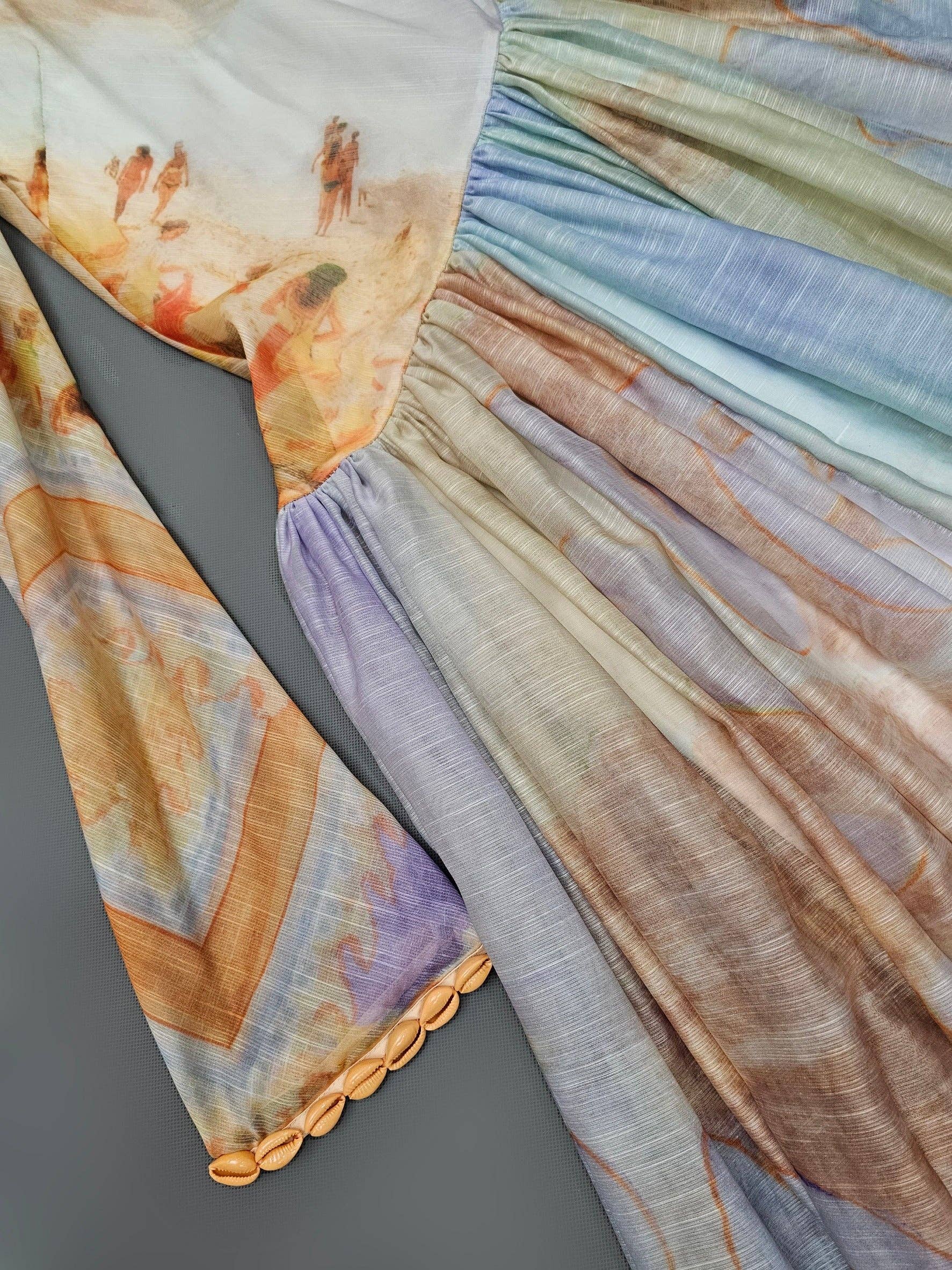 AlexyDesings – Engroshandel Kjole - Dame – Broderet skrå langærmet kjole14