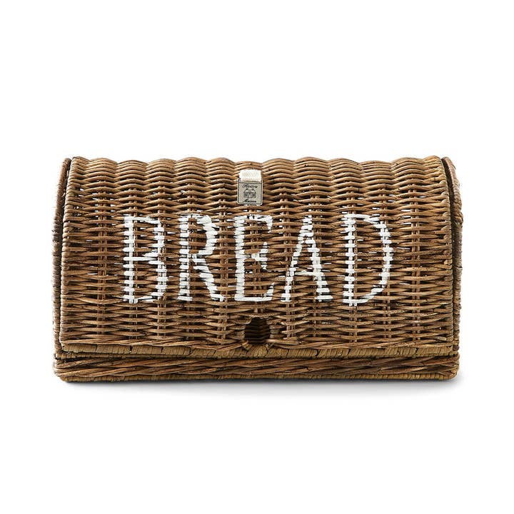 UNIQUE LOVE BRANDS LLC - Wholesale Bread Box - Riviera Maison Rustic Rattan Bread Box - Stylish Storage