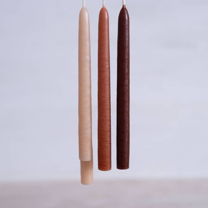 Made Market Co. - Wholesale Tapered Candle/Candlestick - Skinny Tapered Candles - Woodland1