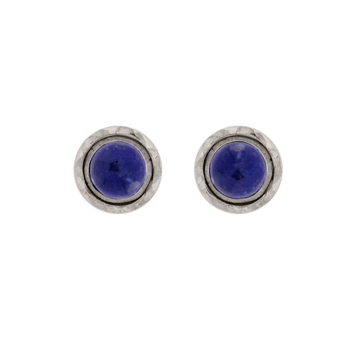 LAPIS LAZULI MAYA STUDS - LAPIS LAZULI for engroshandel på Faire