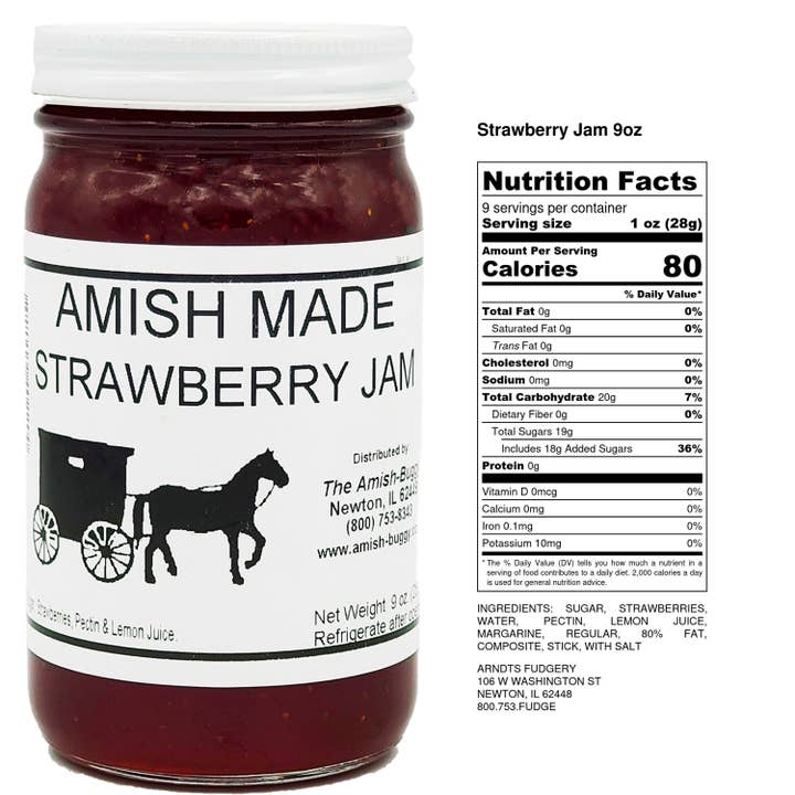 Arndt's Fudgery LLC - Wholesale Jam/Jelly - Amish made Jam and Jellies - 8 oz.21
