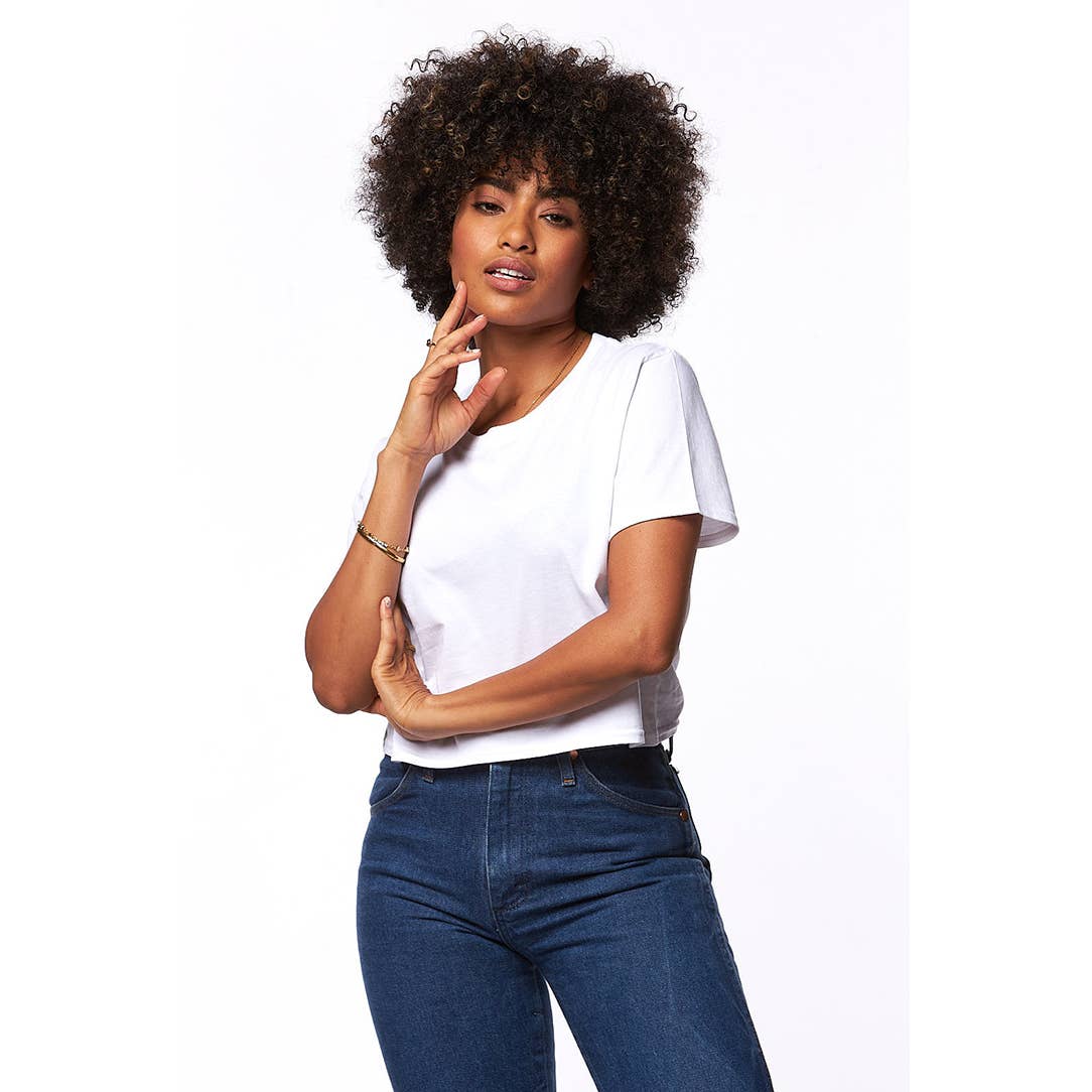 Smart Blanks - Venta al por mayor Camiseta - Mujer - 4003 - Camiseta de Corte Holgado Recortada0