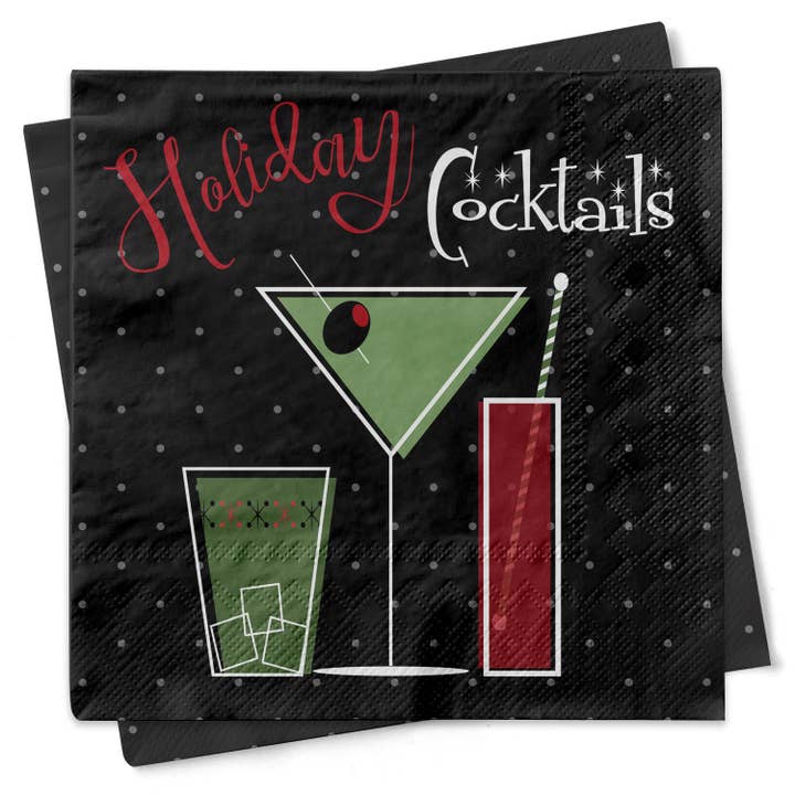 Holiday Cocktails Mid Century Modern Beverage Napkin and other Purchase Wholesale tidy. Free Returns & Net 60 Terms on Faire trending on Faire.