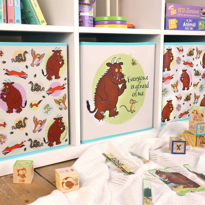 Robert Frederick Ltd - Wholesale Storage Bin - The Gruffalo Fabric Storage Cubes – Pack of Two2