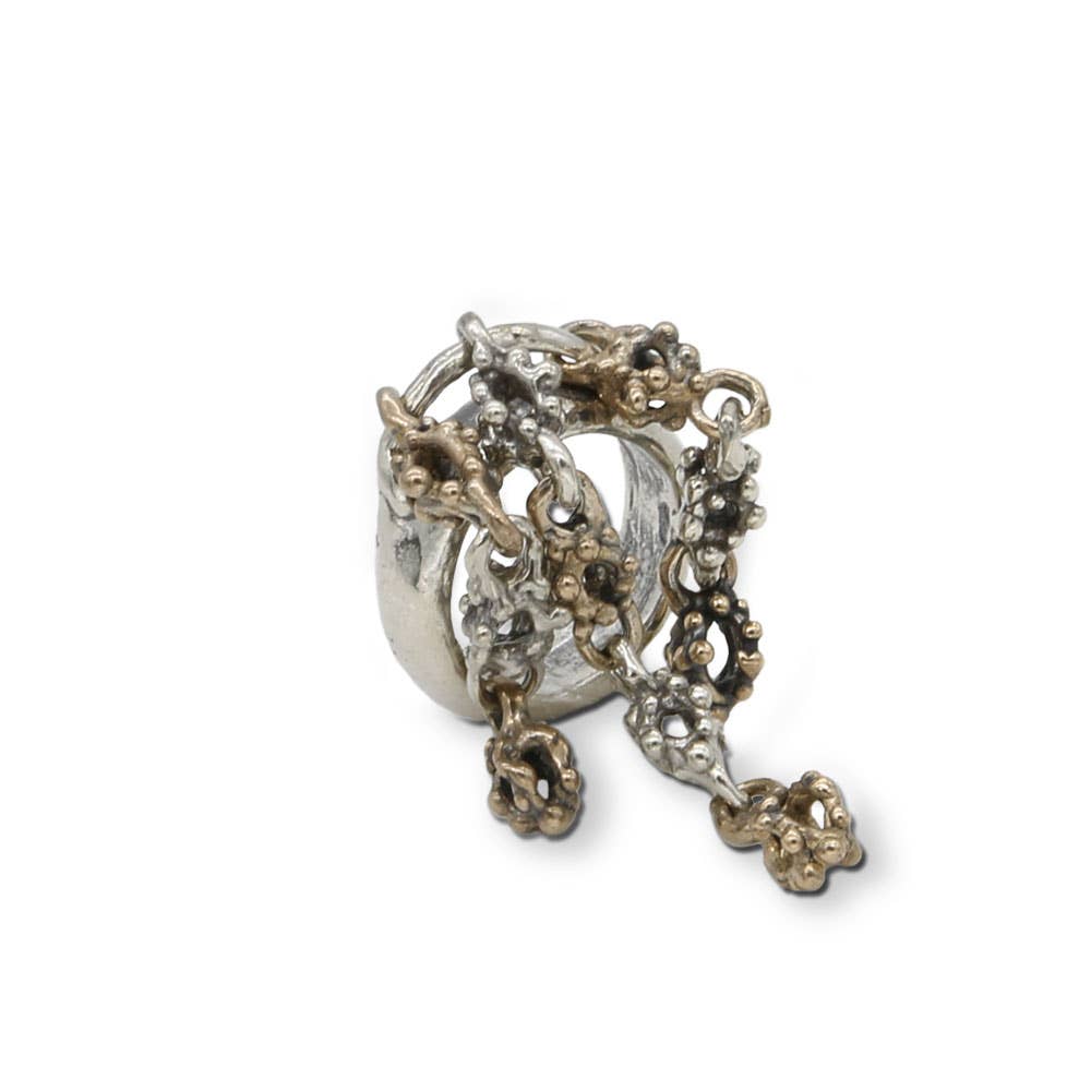 Mandile Gioielli - Wholesale Cocktail/Statement Ring - 925 Silver and Bronze Ring (AR084)