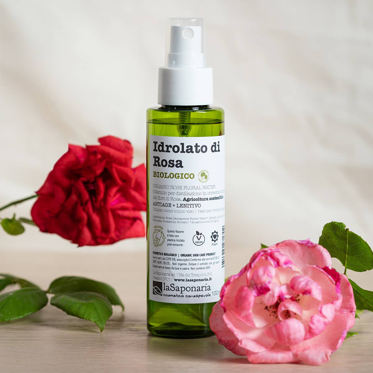 La Saponaria - Wholesale Facial Serum/Concentrate - Rose Hydrolate (100 ml)1