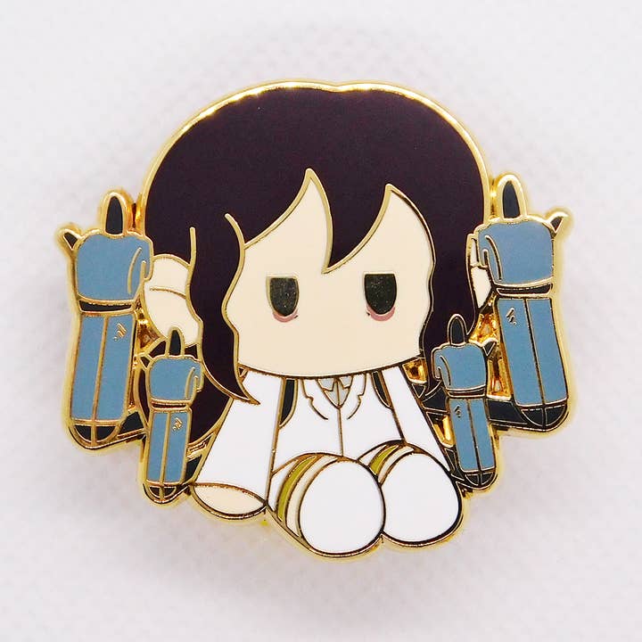 Reagan Hard Enamel Pin - Plush Friends Set for wholesale by Teasuii