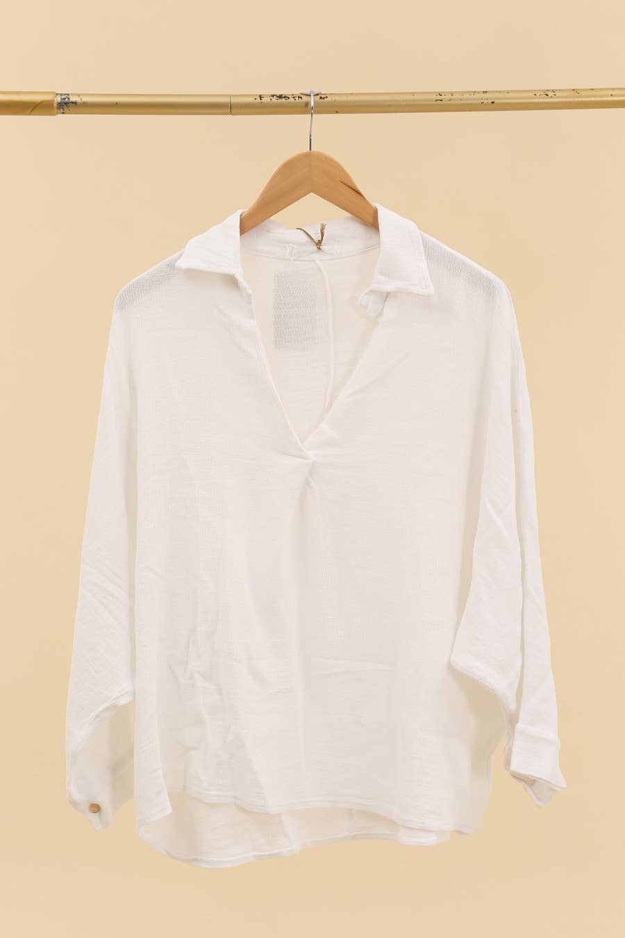 LÉA & LUC - Wholesale Tunic - Women's - Blouse in 50% linen 50% cotton REF. 1007023