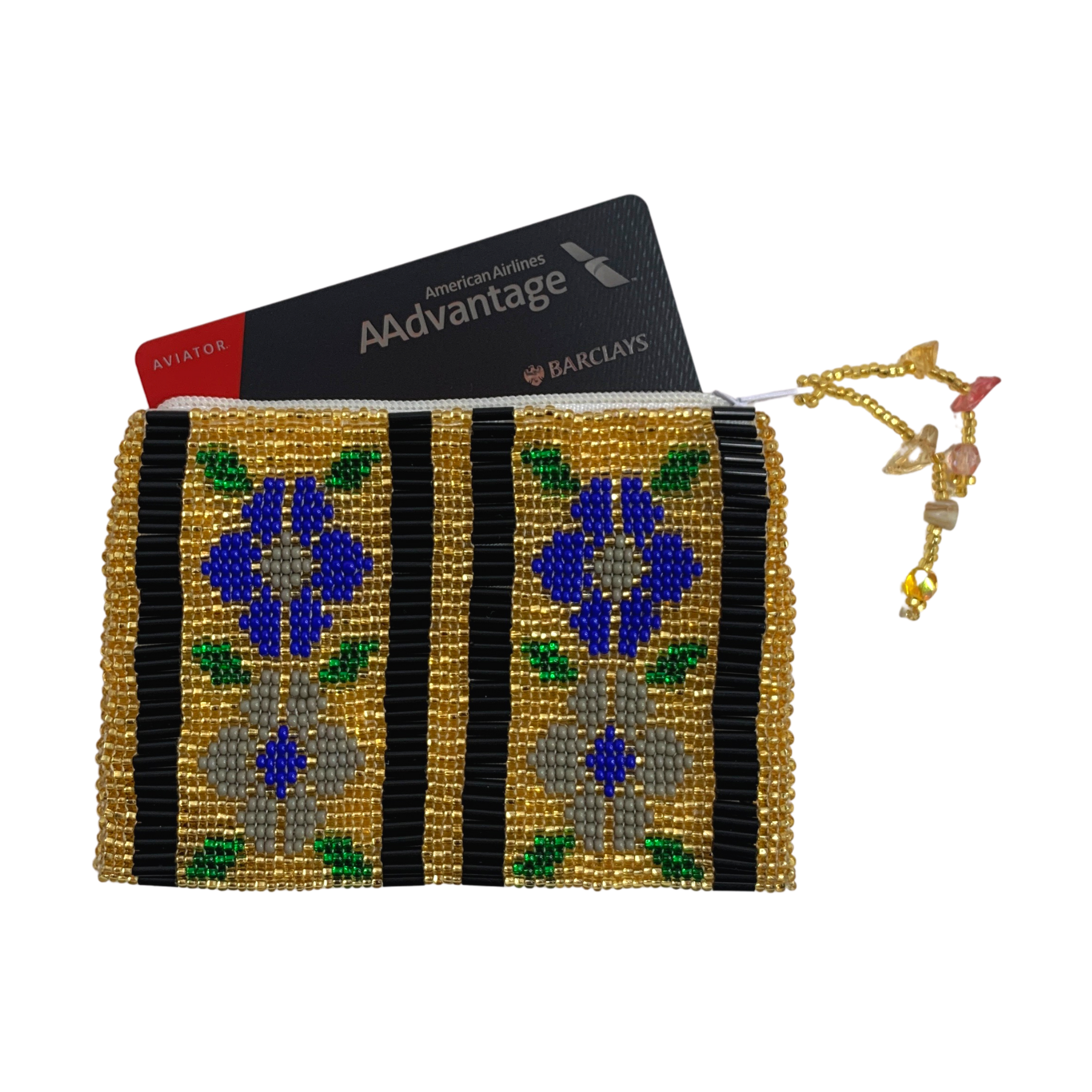 Lumily – Porta-moedas - Mulher por atacado – Porta-moedas com miçangas pequenas flores - Guatemala9