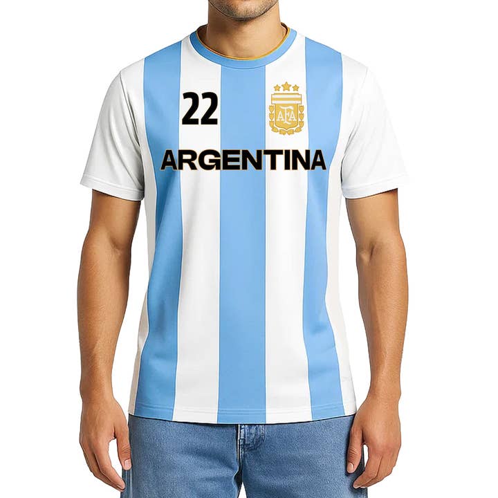 Argentina Lautaro Martinez Game Day Shirt - AFA336GD for wholesale by Icon Sports