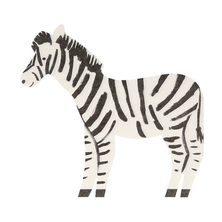 Safari Zebra Napkins for wholesale by Meri Meri