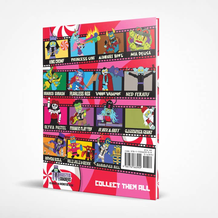 Monster Crackers - Wholesale Preschool Book (3-5) - King Chomp Crazy Christmas Children’s Hardcover Book3