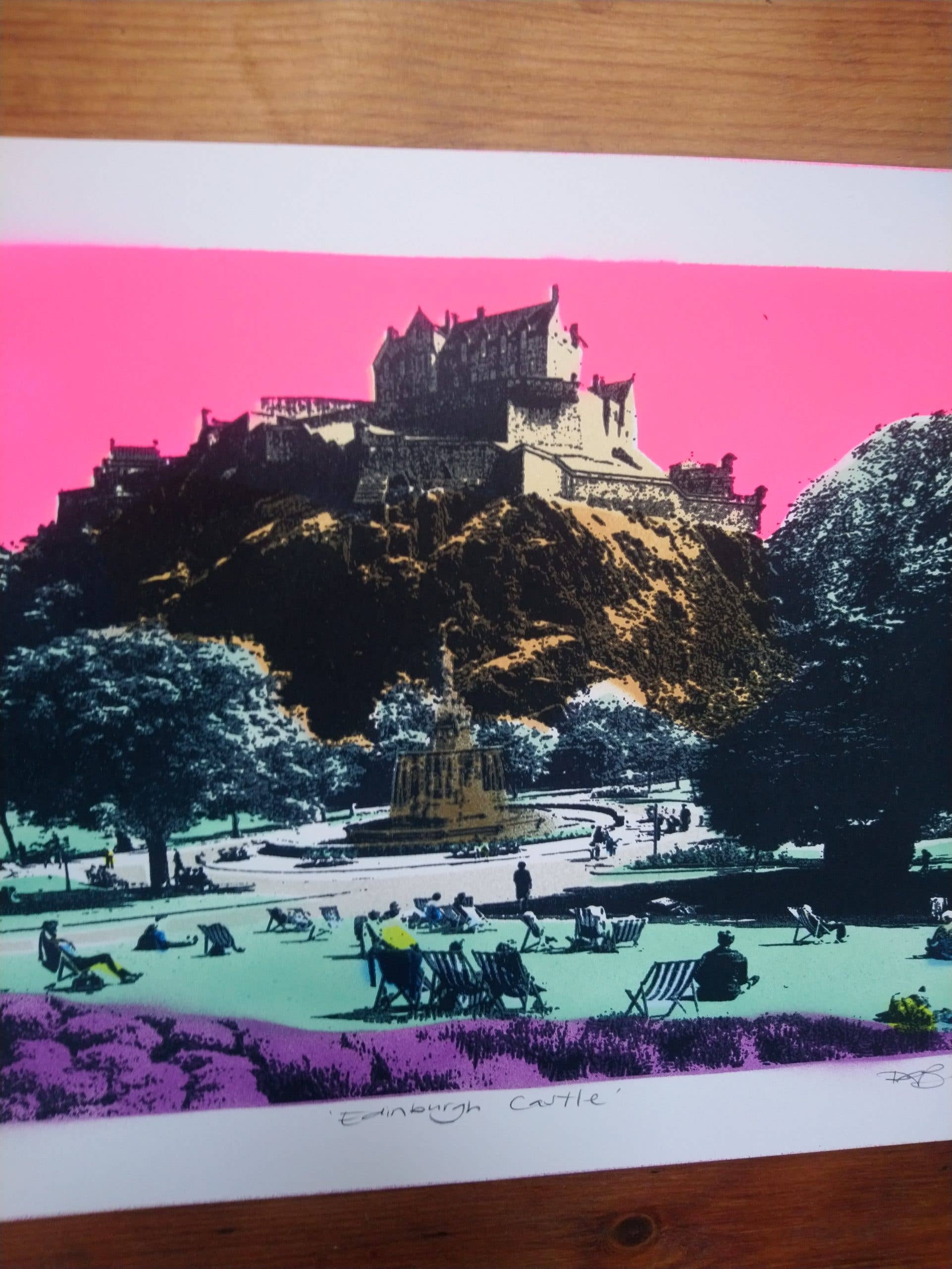 Bell's Galleries – wholesale Konsttryck – Edinburgh slott9