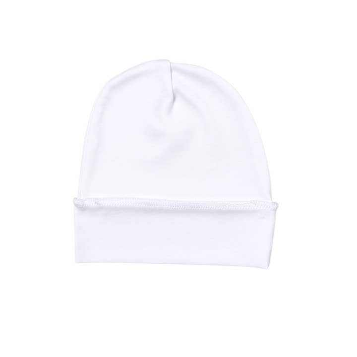 Snuggles n Cuddles - Venta al por mayor Gorro - Bebés - Gorro blanco para recién nacido - Cotton Pima