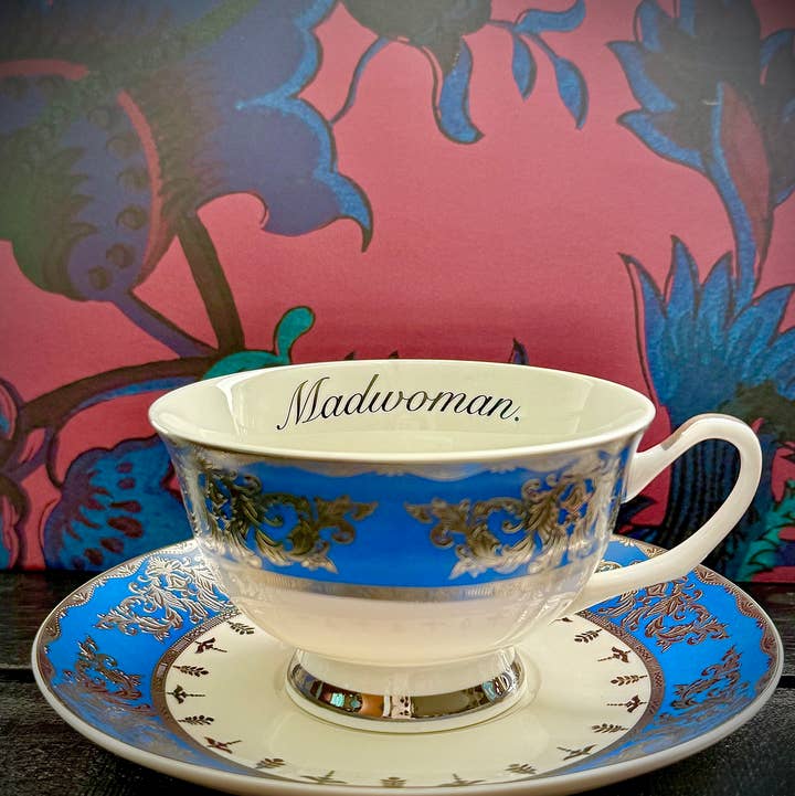 misshavishamscuriosities - Wholesale Coffee/Tea Cup - America the Beautiful Madwoman cup and saucer0