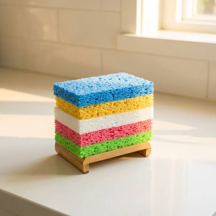 Compostable Cellulose Sponge for wholesale by Bamboo Switch
