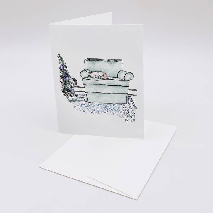 Toute-Petite - Wholesale Christmas Card - Toast's Christmas, Dog, Christmas and Holiday Card
