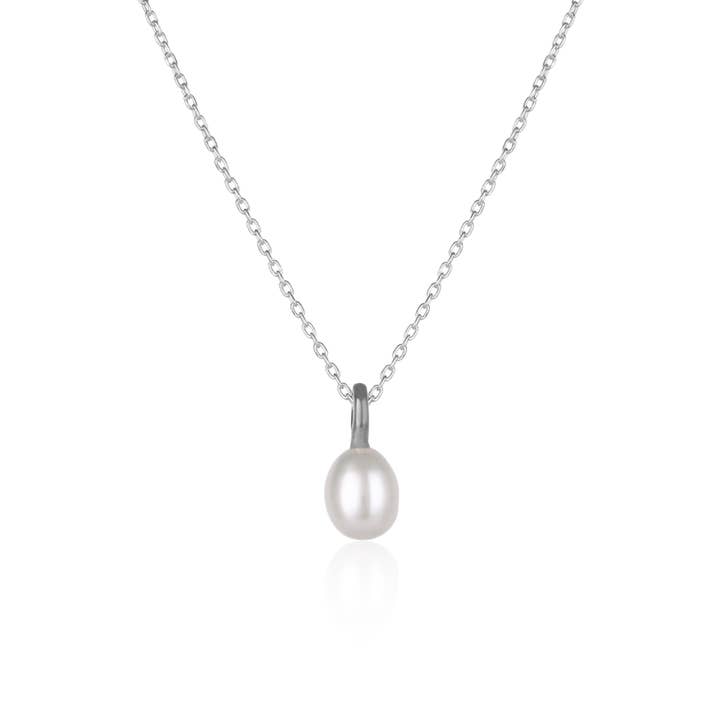 Treasures Baroque Seed Pearl Pendant Sterling Silver for wholesale by Spero London