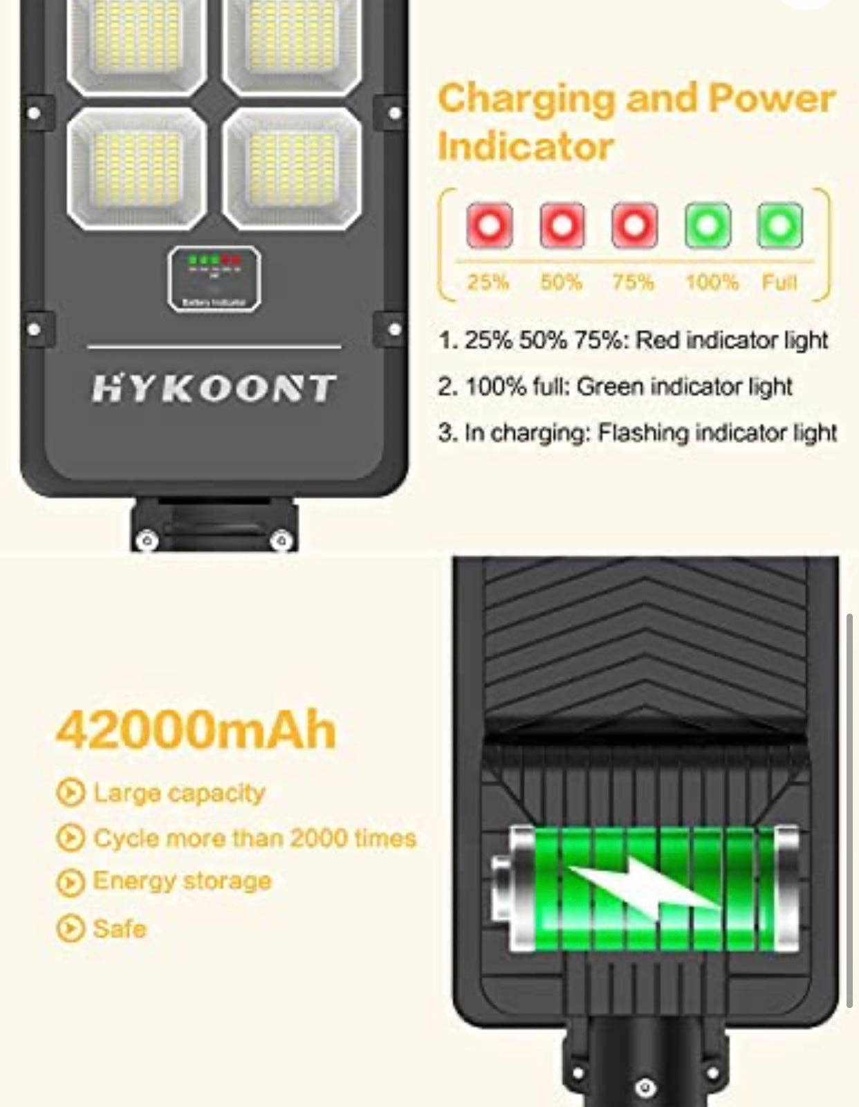 OutdoorSolarOutlet – wholesale Outdoor/lawn light – 400W Solar Street Lights Outdoor, Dusk to Dawn Solar Led Outdoor Light with Remote Control, 6500K Daylight White Security Led Flood Light3