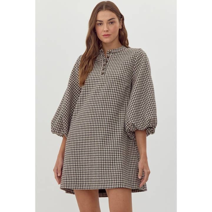 STYLE USA - Wholesale Dress - Women's - Check print dress