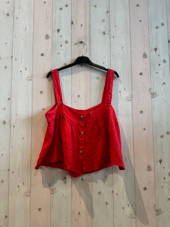 Linen & More - Wholesale Button Down Shirt - Women's - REF 23197 TOP LINEN T-SHIRT 100% BUTTONS