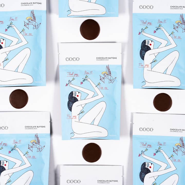 COCO Chocolatier - Wholesale Chocolate - Milk Chocolate Giant Buttons