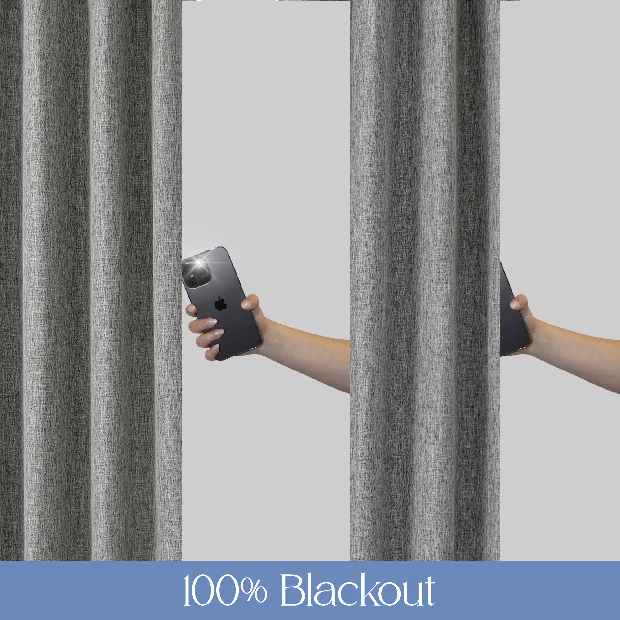 Awesome Home – Großhandel Vorhang – Verdunkelungsvorhänge mit Leinenstruktur und Ösen, 2 Paneele17