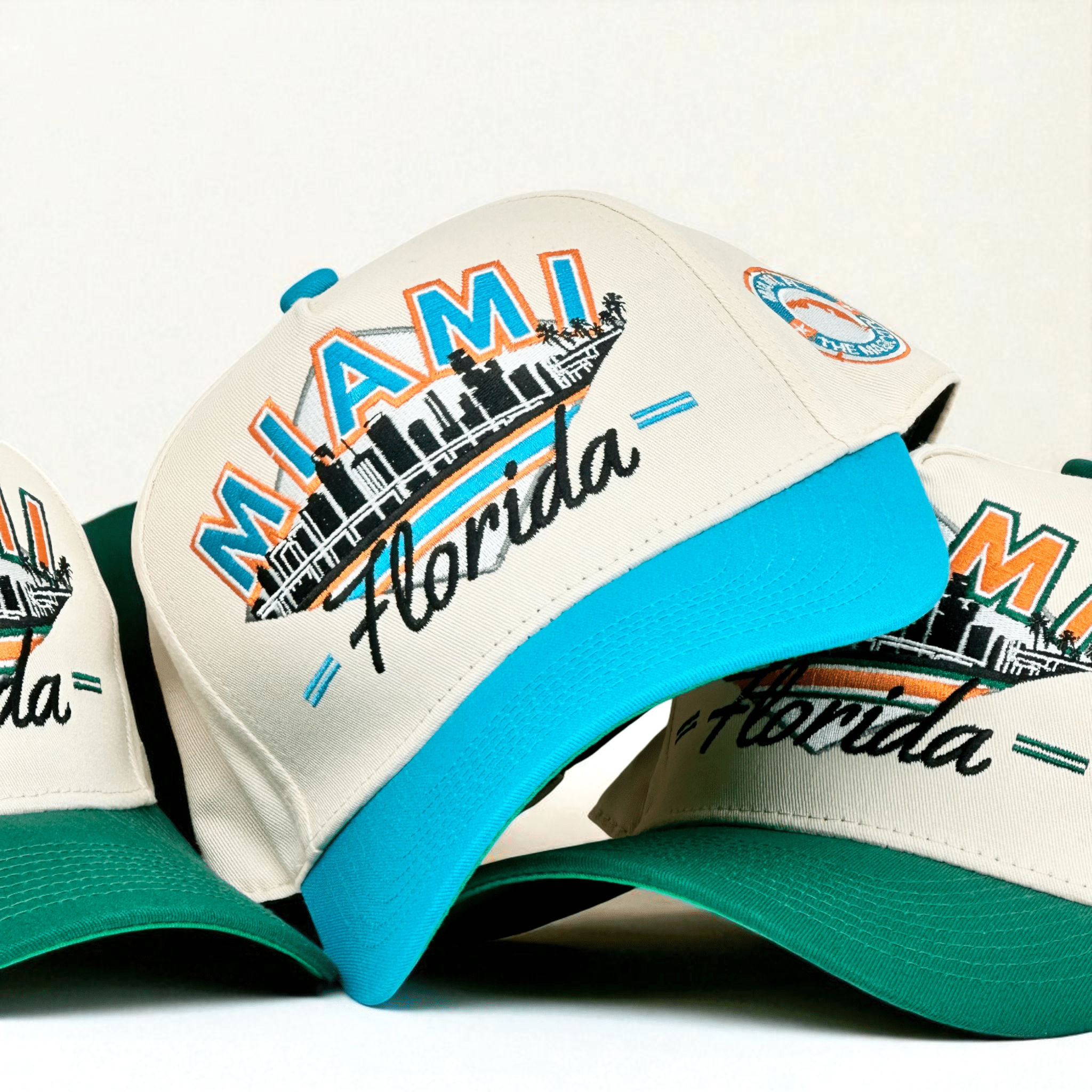 Shells Vintage Hat Co. – wholesale Baseball cap – Unisex – Miami Snapback - The Marino1