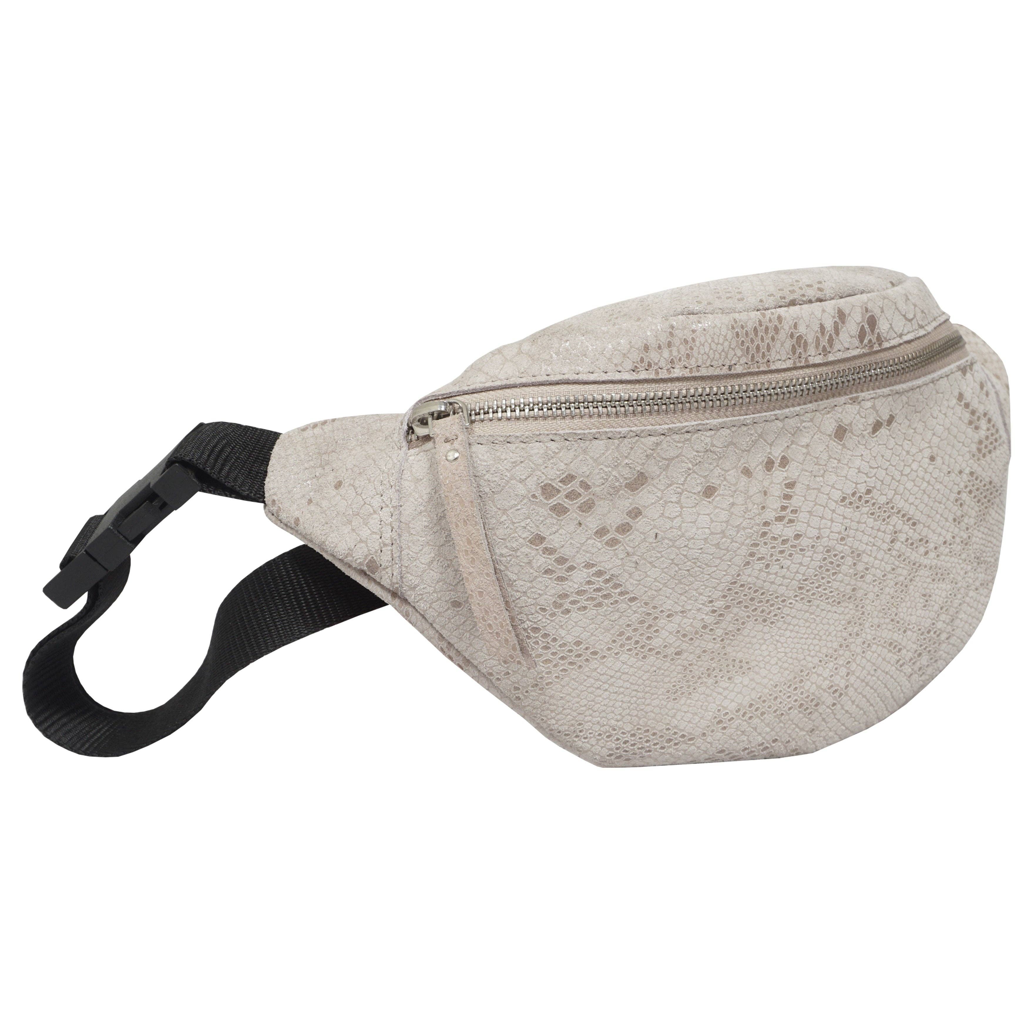 Assots London – wholesale Midjeväska - Dam – 'NOAH' naken Python orm läder Bum bälte väska7