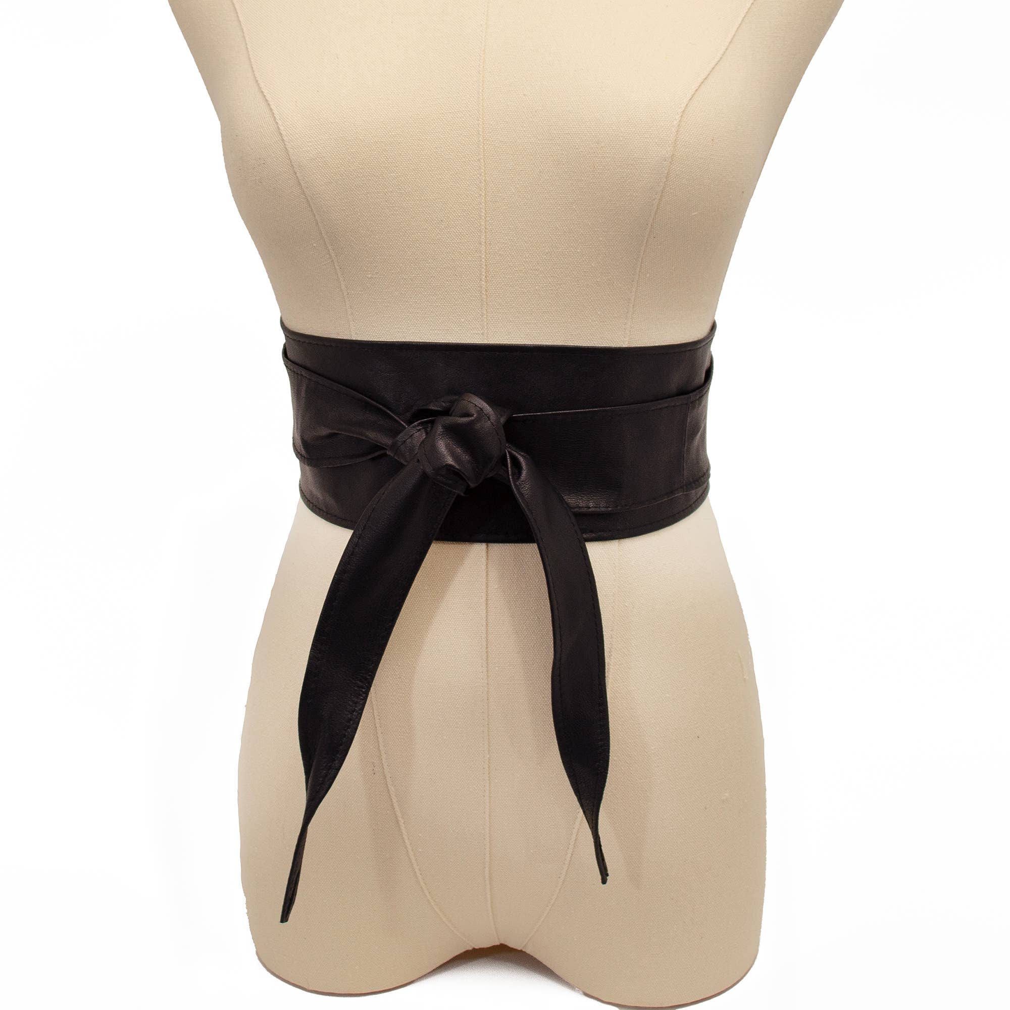 Bolsa Nova Handbags - Vente Ceinture – femme - Ceinture Obi en cuir italien lisse13