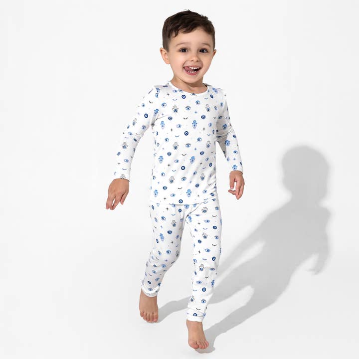 Os Pijamas de Criança Eye Bamboo por atacado de Bellabu Bear