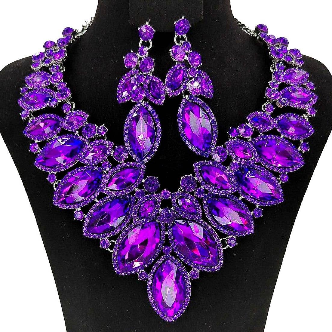 Diacly - Wholesale Jewelry Set - Cloud Oblong Shape Big Chunky Set10