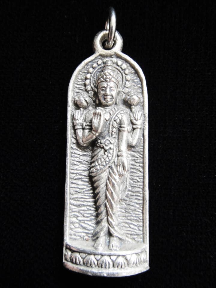 Brass Deity Pendant- Lakshmi for wholesale by Tika