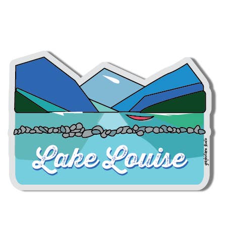 Lake Louise Vinylaufkleber für den Großhandel von good dutch inc