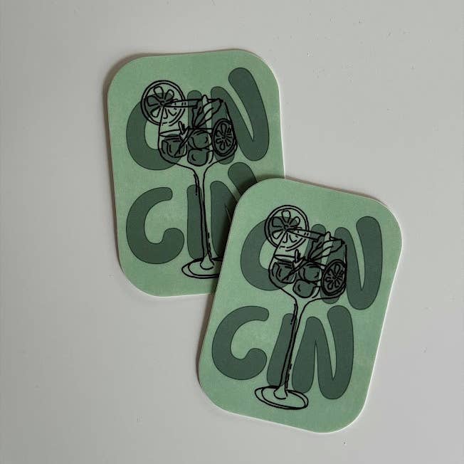 kash co studio - Wholesale Sticker - Cin Cin, Hugo Spritz Sticker1