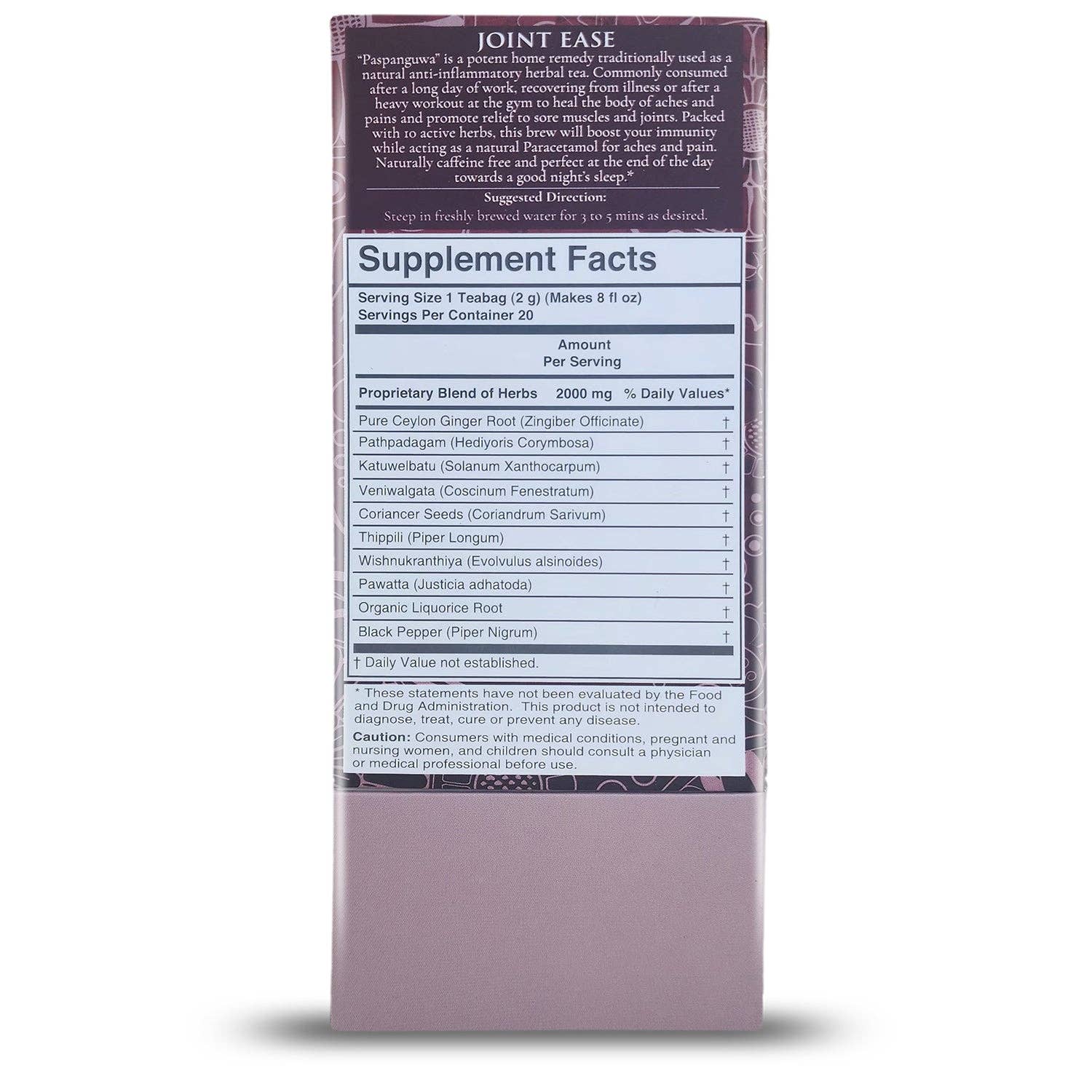 Terapy Ceylon Tea - Wholesale Health/Detox Tea - Joint Ease Ayurveda Tea7