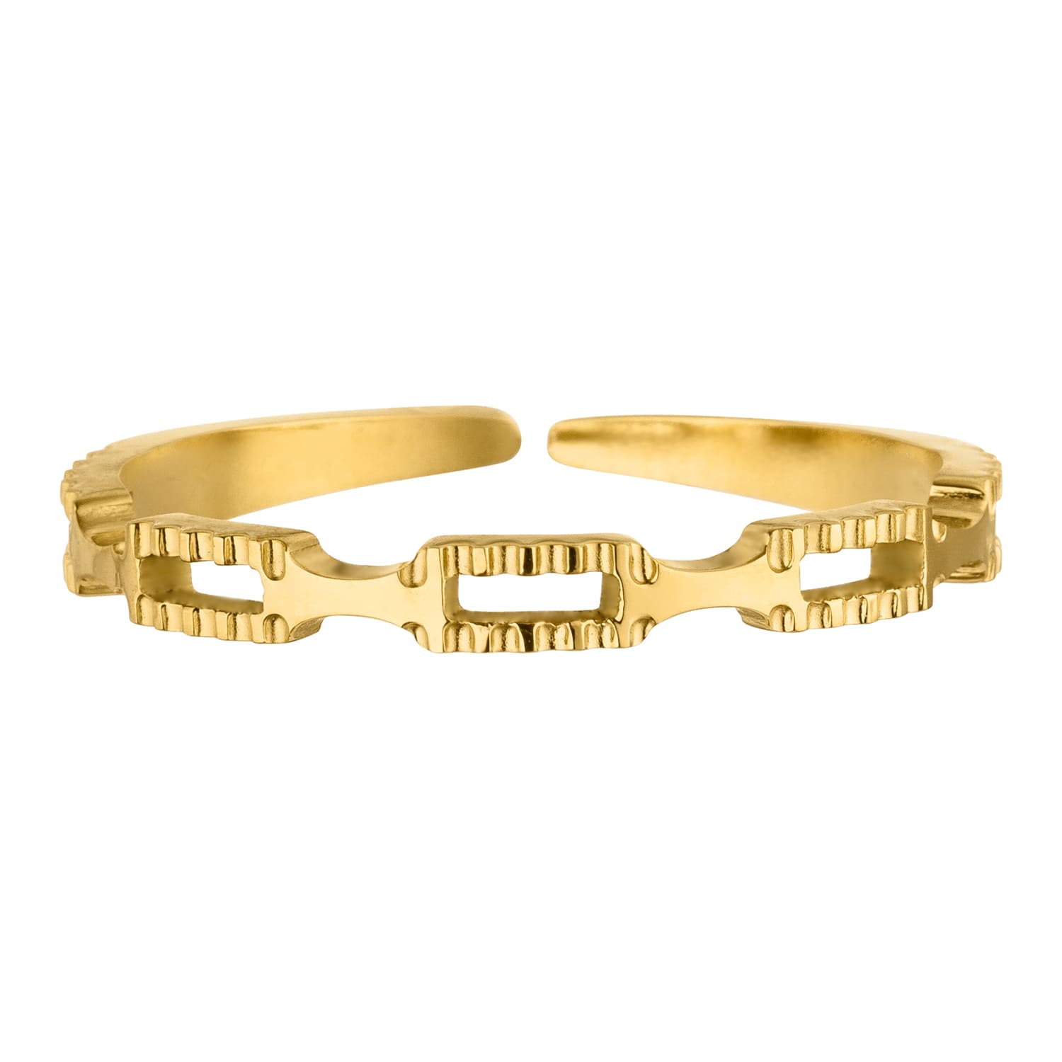 Schmuckgroßhandel - Wholesale Band/Stacked Ring - Sila ring | 18k gold plated5