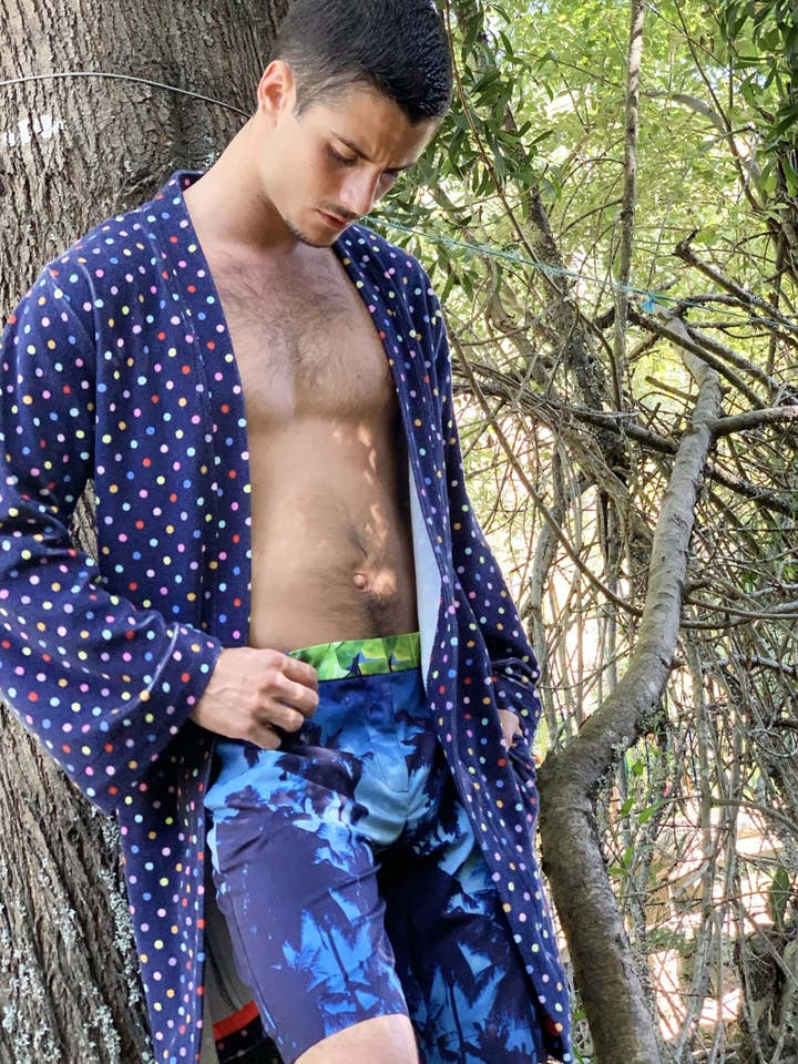 Cannes morgonrock i filt med lång ärm och mudd för wholesale av URBANOID