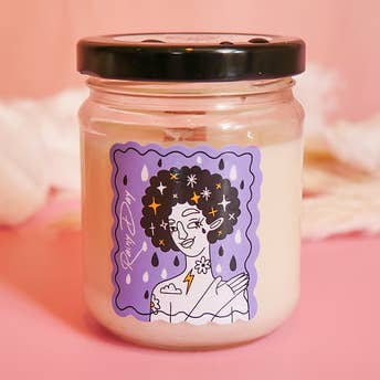 Bougie parfumée Vegan Rain | Cire de coco 212 ml pour la vente par Scaredy Bones