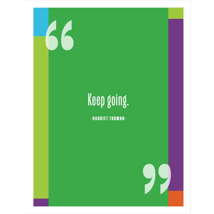 Junebug Ink - Wholesale Encouragement Card - Wise Words: Harriet Tubman2