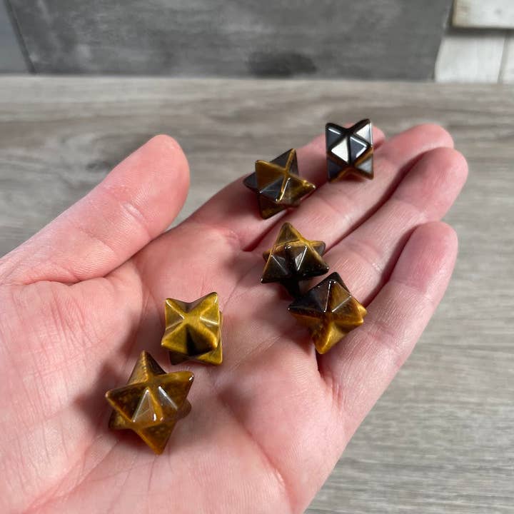 Keystone Crystals - Wholesale Spiritual Stone/Crystal - Gemstone Merkaba Star Sacred Geometry Crystal – 1/2 Inch2