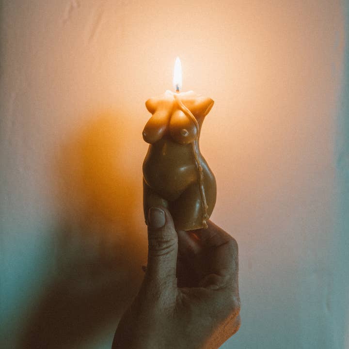Mother Madre Bees - Wholesale Novelty Candle - Fertile Mama Beeswax Candle