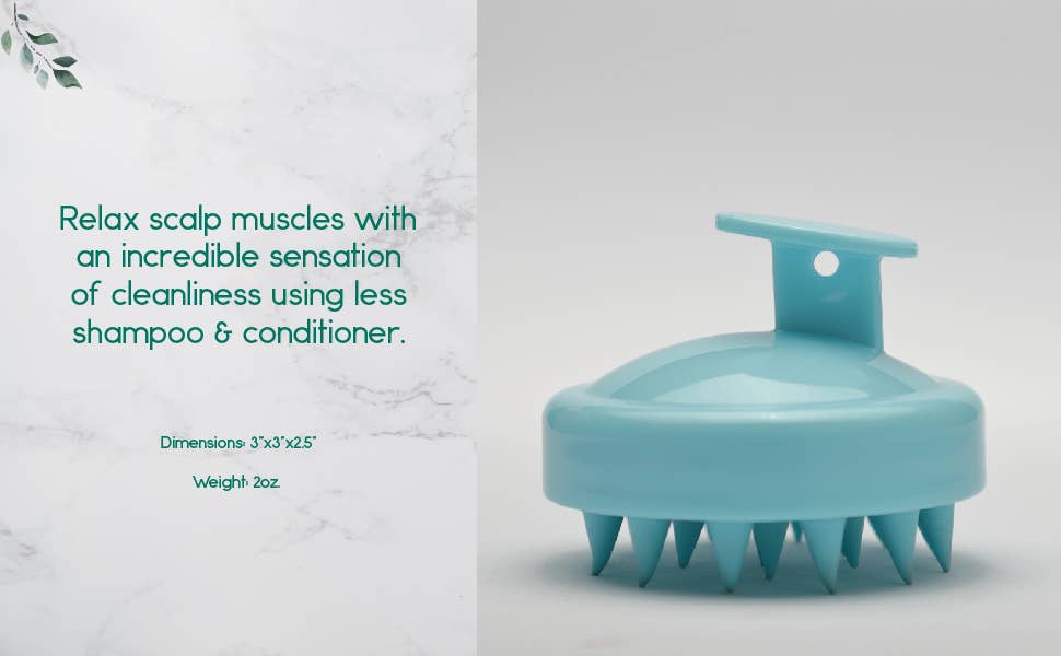 BeNat – Engroshandel Hovedkradser/massage – BeNat hovedbundsmassager med bløde silikonebørster3