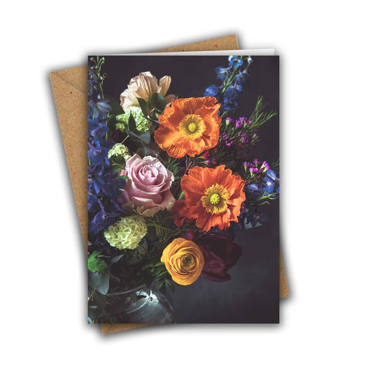 Spring Floral Bouquet Greeting Card for wholesale by Marina Walker
